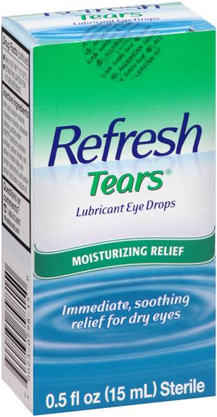 refresh tears lubricant eye drops hy vee aisles online grocery
