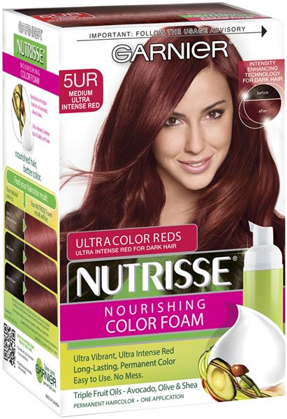 Garnier Nutrisse Nourishing Color Foam 5UR Medium Ultra Intense Red |  Hy-Vee Aisles Online Grocery Shopping