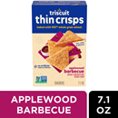 Triscuit Thin Crisps Applewood Barbecue Whole Grain Wheat Crackers