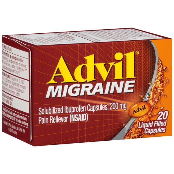 Advil Migraine Solubilized Ibuprofen Pain Reliever (NSAID