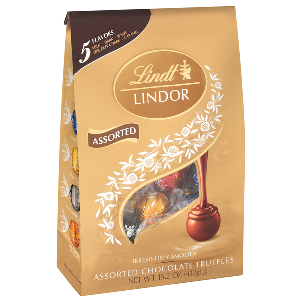 Lindt Lindor Chocolate Truffles Assorted Hy Vee Aisles Online Grocery Shopping 0272