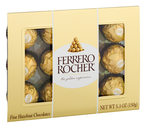 Ferrero Rocher Fine Hazelnut Chocolates HyVee Aisles Online Grocery Shopping