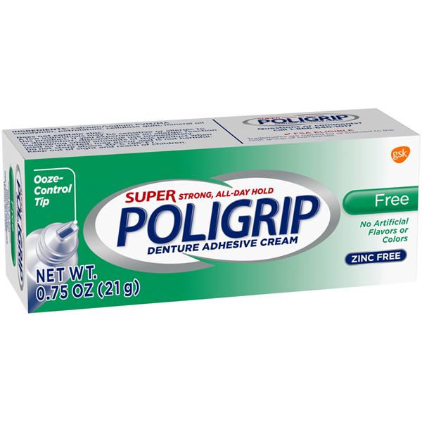 Super Poligrip Free Denture Adhesive Cream Hy Vee Aisles Online