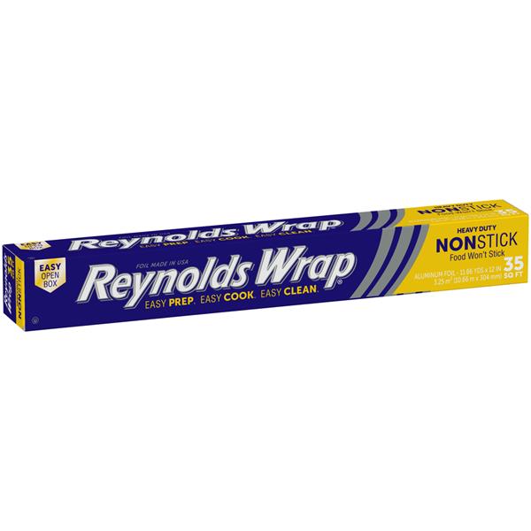 Reynolds Wrap Heavy Duty NonStick Aluminum Foil 35 sq. ft. Box Hy