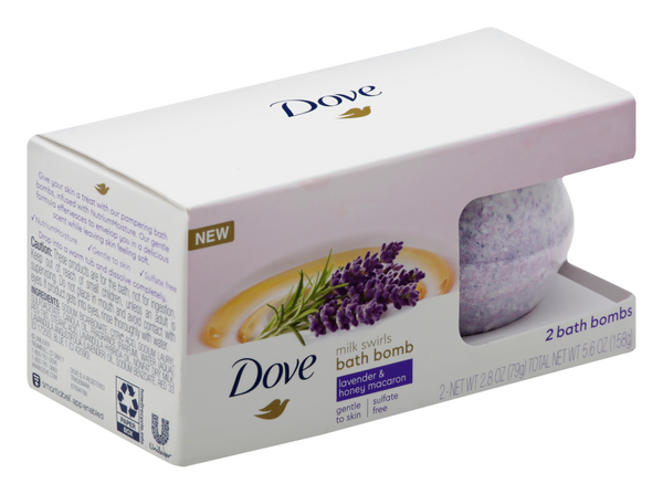 Dove Bath Bomb Lavender & Honey Macaron 2 - 8 oz | Hy-Vee Aisles Online