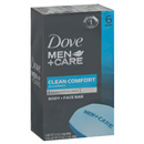 Dove Men Care Clean Comfort Body Face Bar 6-3.75 Oz