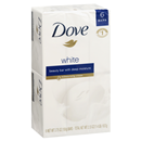 Dove White Moisturizing Cream Bath Bars 6-3.75 Oz Bars