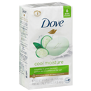 Dove Go Fresh Cool Moisture Bath Bars 6-3.75 Oz