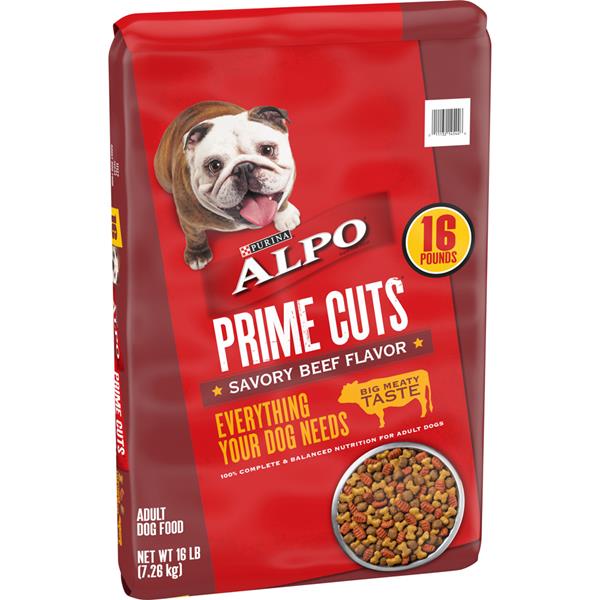 Purina Alpo Prime Cuts Savory Beef Flavor Dog Food | Hy-Vee Aisles ...