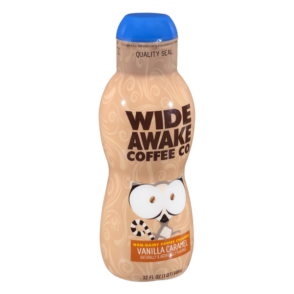 Wide Awake Coffee Co. Coffee Creamer, NonDairy, Vanilla