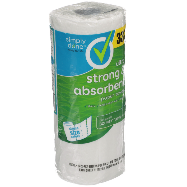 Simply Done Ultra Strong & Absorbent Paper Towels HyVee Aisles