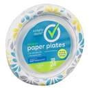 Simply Done 10 1/16" Designer Paper Plates