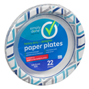 Simply Done Heavy Duty Designer 10 1/16" Paper Plates