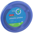 Simply Done Party Compartment Plastic Plates