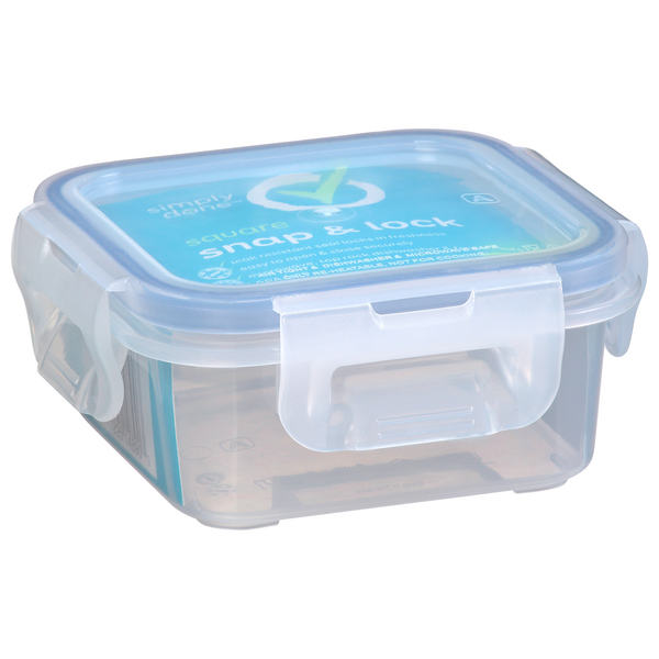 Snap & Lock Square Container & Lid