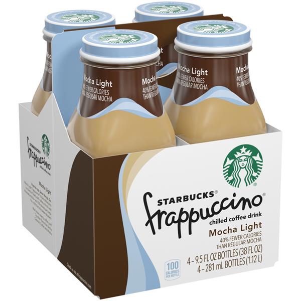 Starbucks Frappuccino Mocha Light Chilled Coffee Drink 4Pk HyVee Aisles Online Grocery Shopping