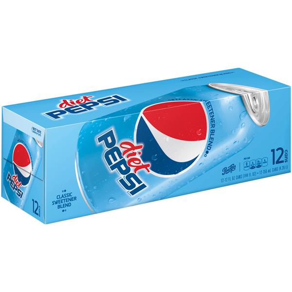 Diet Pepsi Classic Sweetener Blend Cola 12 Pack HyVee Aisles Online