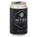 Starbucks Nitro Cold Brew Premium Coffee Drink, Vanilla Sweet Cream Flavored