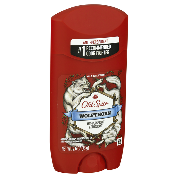 Old Spice Wild Collection Wolfthorn Invisible Solid Anti-Perspirant ...