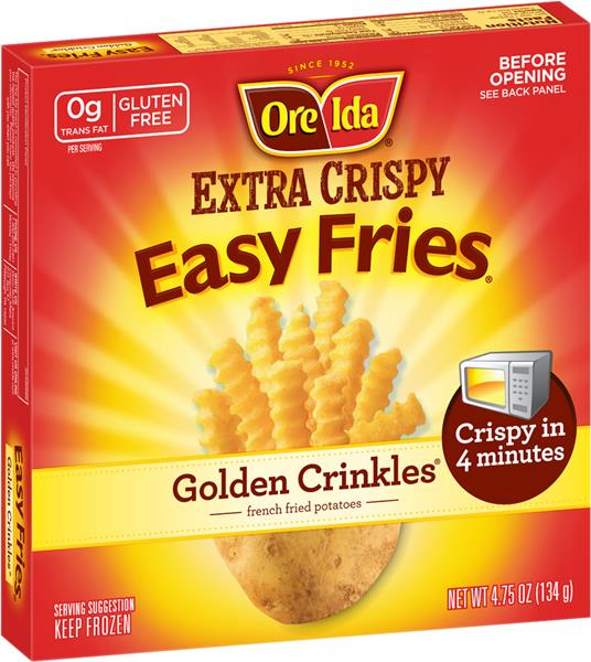 Ore Ida Extra Crispy Easy Fries Golden Crinkles Hy Vee Aisles Ore Ida Extra Crispy Easy Fries Golden Crinkles