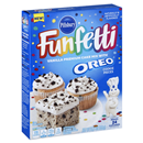 Pillsbury Funfetti Vanilla Cake Mix With Oreo Cookie Pieces
