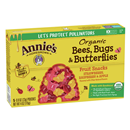 Annie's Homegrown Organic Bees, Bugs & Butterflies Fruit Snacks, Strawberry, Raspberry & Apple 5-0.8 oz Pouches