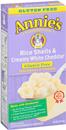 Annie's Homegrown Gluten Free Rice Shells & Creamy White Cheddar Macaroni & Cheese