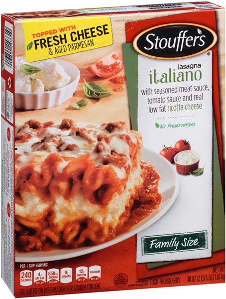 Stouffer's Family Size Lasagna Italiano | Hy-Vee Aisles Online Grocery ...