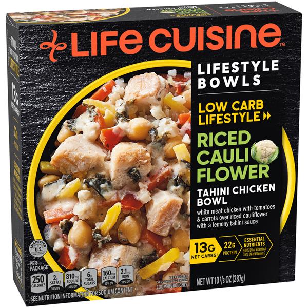 Life Cuisine Low Carb Lifestyle Creamy Chicken & Riced Cauliflower Bowl