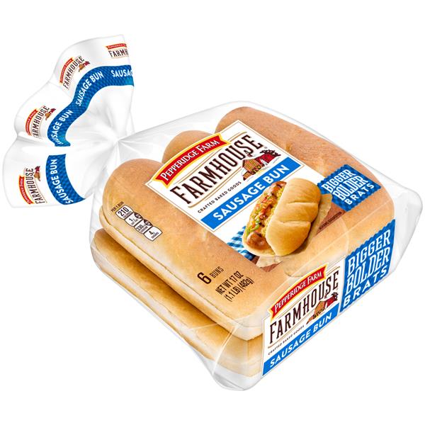 Pepperidge Farm Farmhouse Sausage Buns 6Ct HyVee Aisles Online Grocery Shopping