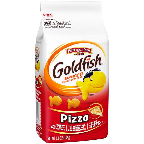 Pepperidge Farm Goldfish Pizza Baked Snack Crackers HyVee Aisles