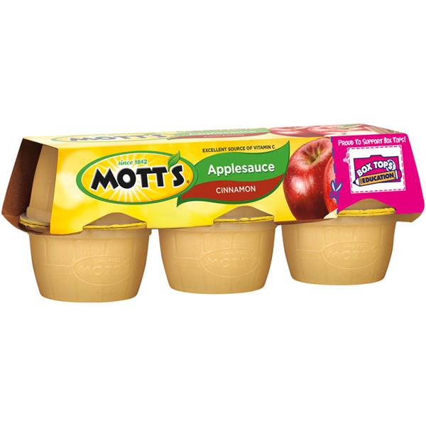 Mott's Cinnamon Applesauce 6 Pack HyVee Aisles Online Grocery Shopping