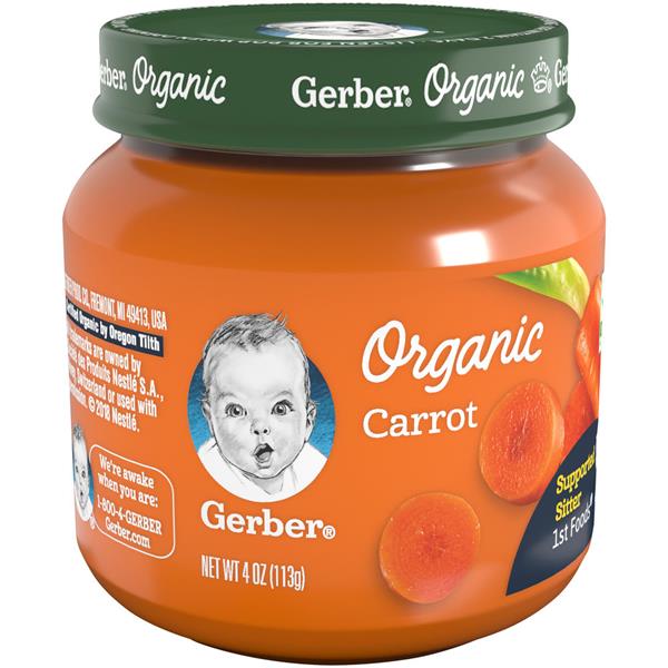 Gerber Organic 1st Baby Foods Carrot HyVee Aisles Online Grocery