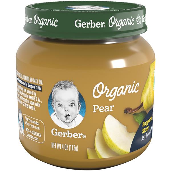 Gerber Organic 1st Foods Pear Baby Food HyVee Aisles Online Grocery