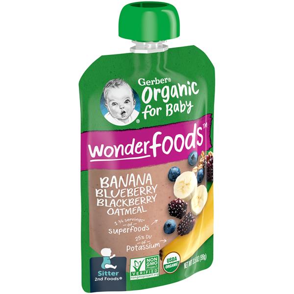 gerber organic oatmeal banana