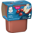Gerber 2nd Foods Apples & Cherries Baby Food 2 Pack