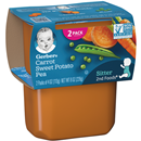 Gerber 2nd Foods Carrot Sweet Potato Pea 2-4 oz