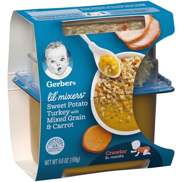 Gerber Lil� Mixers, Sweet Potato Turkey with Mixed Grains
