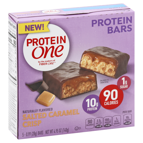 protein one bars salted caramel