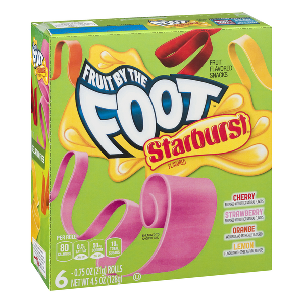 Betty Crocker Fruit By The Foot Starburst Flavored Snacks 6 0 75 Oz Rolls Hy Vee Aisles Online Grocery Shopping