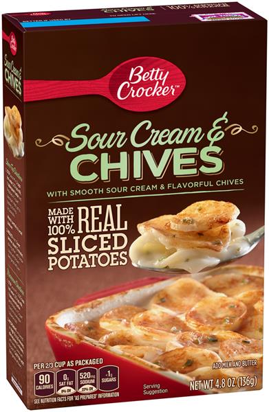 Betty Crocker Sour Cream And Chives Potatoes Hy Vee Aisles Online Grocery Shopping 1242