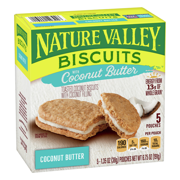 Nature Valley Biscuits With Coconut Butter 51.35 oz Pouches HyVee Aisles Online Grocery Shopping