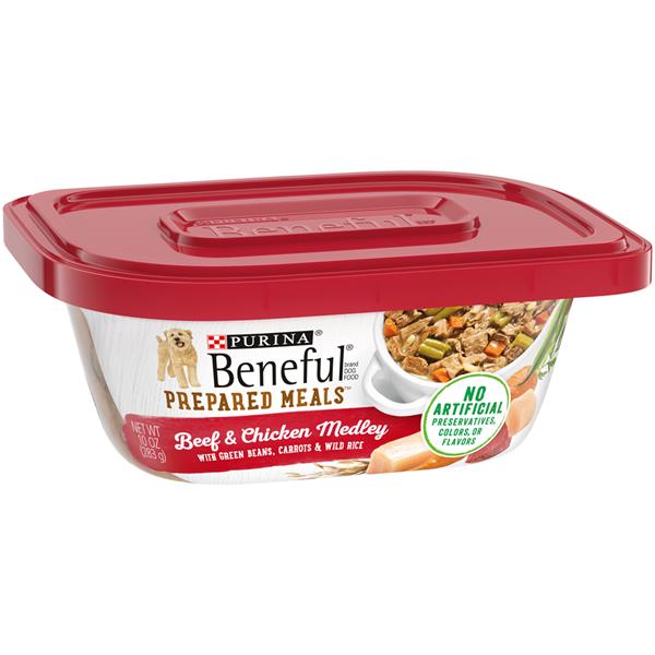 Purina Beneful Gravy Wet Dog Food; Prepared Meals Beef & Chicken Medley