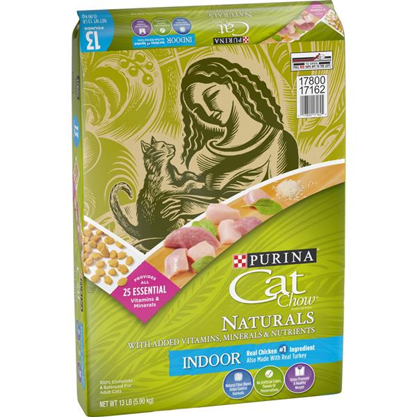 Purina Cat Chow Naturals Plus Vitamins & Minerals Indoor with Real