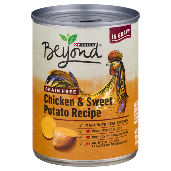 Purina Beyond Grain Free Chicken & Sweet Potato in Gravy Dog Food | Hy ...