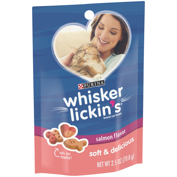 purina whisker lickin's soft cat treats salmon