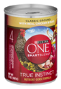 Purina ONE SmartBlend True Instinct Grain Free With Real Chicken & Duck Ground Wet Dog Food