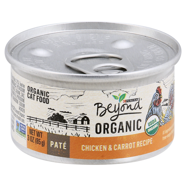 Purina Beyond Organic Pate Cat Food Chicken Carrot Recipe Pate