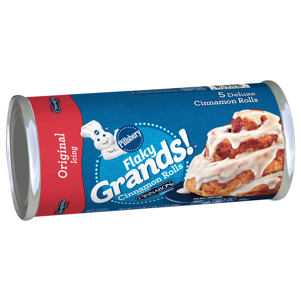 Pillsbury Grands! Flaky Supreme Cinnamon Rolls with Icing 5Ct | Hy-Vee ...