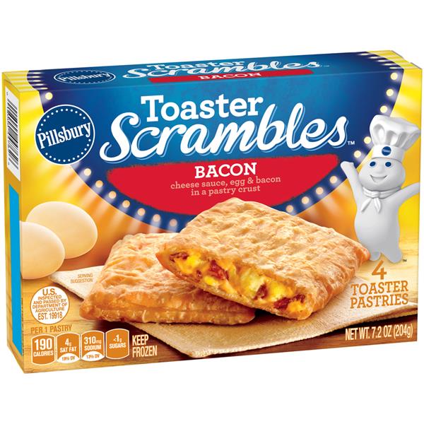 Pillsbury Toaster Scrambles Bacon Toaster Pastries 4Ct HyVee Aisles